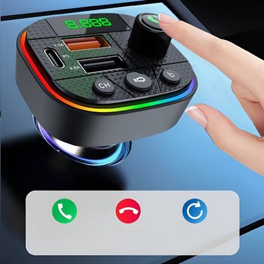 TRANSMISOR MANOS LIBRES CUTX CARRO L06 AUDIO MICROFONO LAU - 6