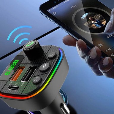 TRANSMISOR MANOS LIBRES CUTX CARRO L06 AUDIO MICROFONO LAU - 9