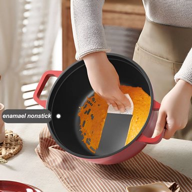 OLLA HOLANDESA RESISTENTE ESTOFAR HORNEAR ASADO COCINA LAU - 7