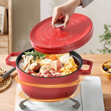 OLLA HOLANDESA RESISTENTE ESTOFAR HORNEAR ASADO COCINA LAU - 8
