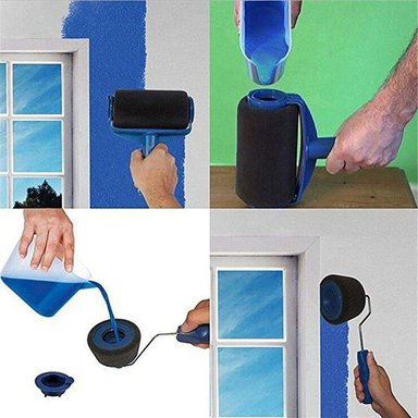 RODILLO AZKARÁ PINTURA MICROFIBRA PARED DORMITORIO COCINA HOGAR LAU - 1