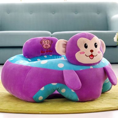 COJÍN SILLÓN BEBÉS APRENDIZAJE DISEÑO ANIMALES JHN MULTICOLOR - 2