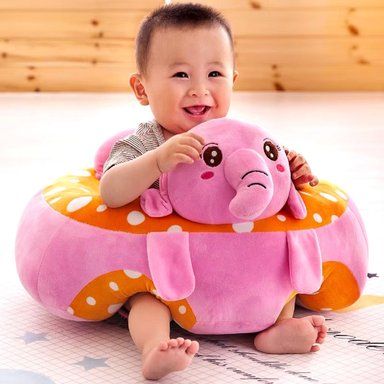 COJÍN SILLÓN APRENDIZAJE BEBÉ APOYO ANIMALES JHN MULTICOLOR - 10