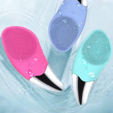 MASAJEADOR FACIAL CEPILLO LIMPIEZA EXFOLIANTE RECARGABLE LAU - 5