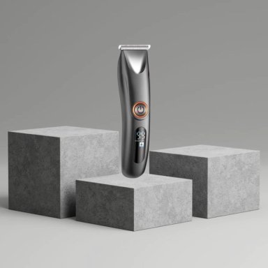 MAQUINA AFEITADORA CORTAR PANTALLA LED BARBA PIERNA LAU - 6