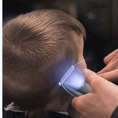MAQUINA AFEITADORA CORTAR PANTALLA LED BARBA PIERNA LAU - 9