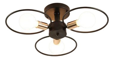 LAMPARA COLGANTE TECHO 3 FOCOS VINTAGE HOGAR LAU - 2