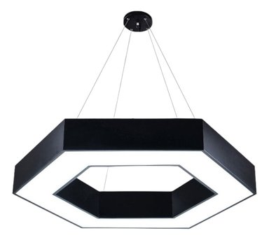 LAMPARA COLGANTE HEXAGONAL LED MINIMALISTA HOGAR SALA LAU - 1
