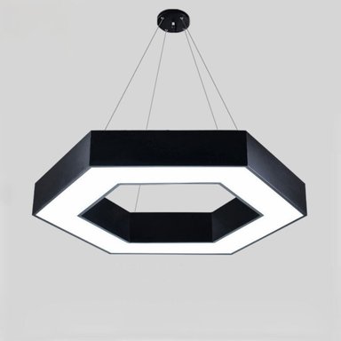 LAMPARA COLGANTE HEXAGONAL LED MINIMALISTA HOGAR SALA LAU - 2