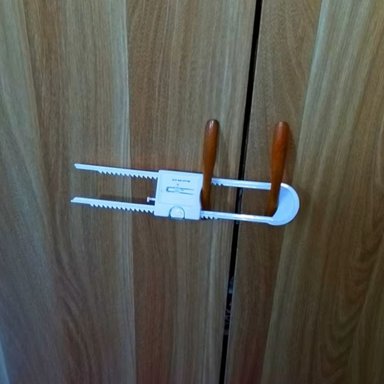 SET 4 CERRADURA SEGURIDAD PUERTA MUEBLE PROTECCION NIÑOS JHN - 4