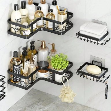 PAQUETE REPISA PARA BAÑOS DUCHA ORGANIZADOR HOGAR LAU - 3