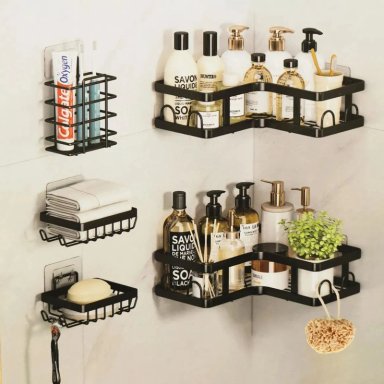 PAQUETE REPISA PARA BAÑOS DUCHA ORGANIZADOR HOGAR LAU - 4