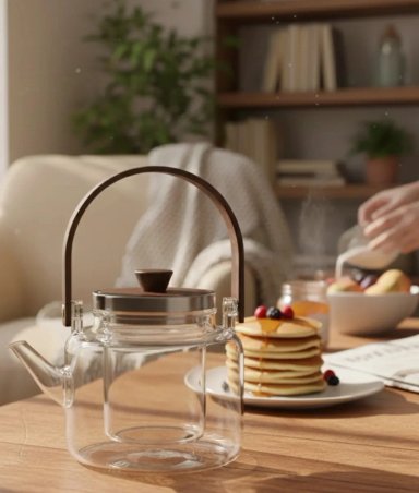 TETERA FUNCIONAL HERVIDOR DISEÑO NORDICO ASA CONTRASTE JHN - 9