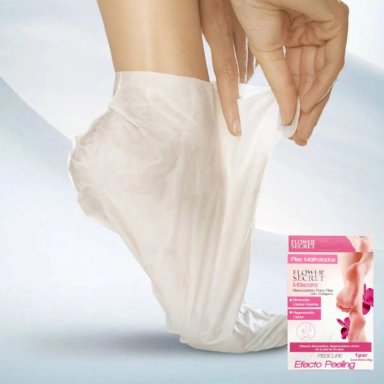 SET 4 MASCARILLAS PIES EFECTO PEELING COLAGENO HIDRATAR LAU - 1