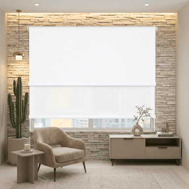 CORTINA ROLLER BLACKOUT 2 PAÑO 140X240 DOBLE CON VISILLO SIN CENEFA GUIZA - 4