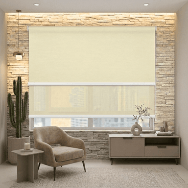 CORTINA ROLLER BLACKOUT 2 PAÑO 160X240 DOBLE CON VISILLO SIN CENEFA GUIZA - 4