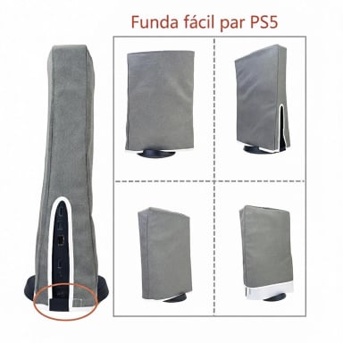 FUNDA A PRUEBA DE POLVO PARA PS5, VERTICAL Y HORIZONTAL - 2