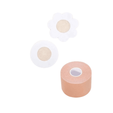 CINTA LEVANTA PECHO GAC1 5CMX5MT + 20 CUBRE PEZONES BOOB TAPE - 3