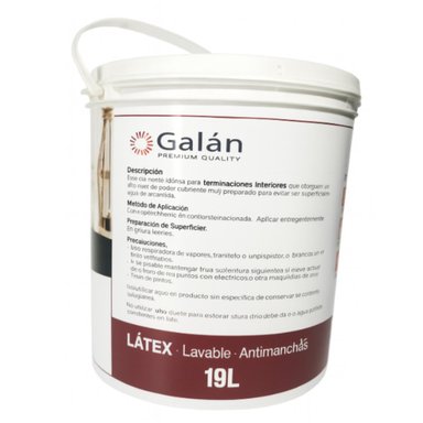 PINTURA CTG09 GALON LATEX BLANCO MATE GALAN - 2