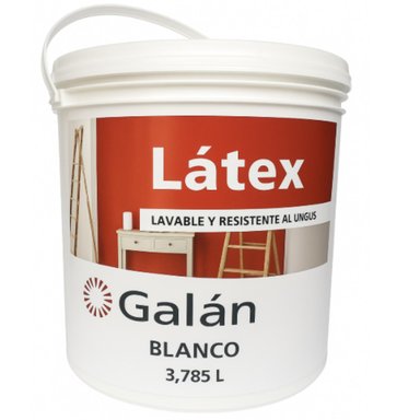PINTURA CTG09 GALON LATEX BLANCO MATE GALAN - 3