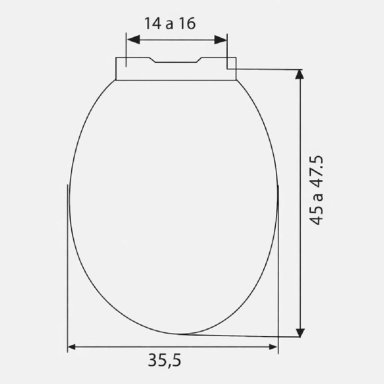 ASIENTO FANALOZA VICTORIA SOFT CLOSE ELONGATED CTFA03 - 6