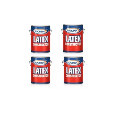 LATEX CONSTRUCTOR SOQUINA CTGE55 ANTIHONGOS GALÓN BLANCO PINTURA - 2