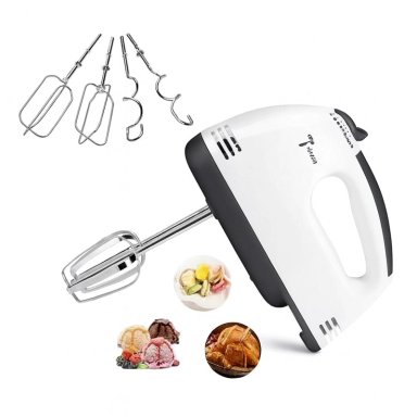 BATIDORA DE MANO ELECTRICA DE COCINA 7 VELOCIDADES - 2