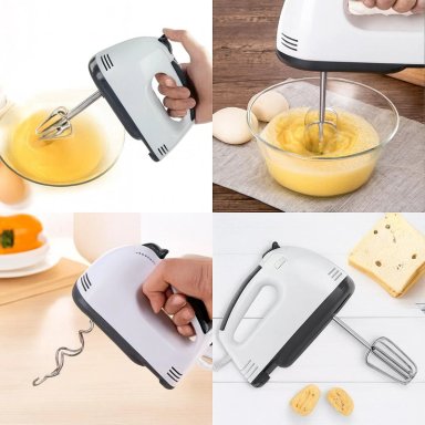 BATIDORA DE MANO ELECTRICA DE COCINA 7 VELOCIDADES - 8