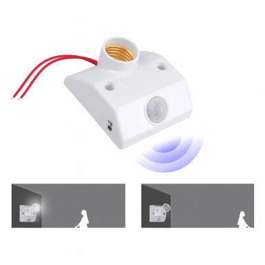 SOQUETE PORTALAMPARA CON SENSOR DE MOVIMIENTO E27 - 2