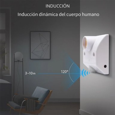 SOQUETE PORTALAMPARA CON SENSOR DE MOVIMIENTO E27 - 4