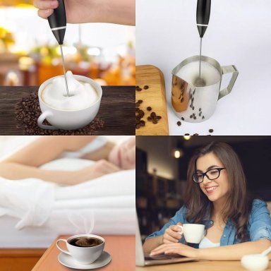 BATIDORA 2024 MINI BATIDOR REVOLVEDOR CAFÉ ESPUMA LECHE RECARGABLE USB - 7