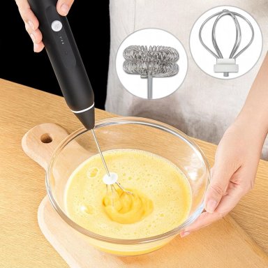 BATIDORA 2024 MINI BATIDOR REVOLVEDOR CAFÉ ESPUMA LECHE RECARGABLE USB - 8