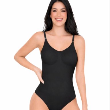 BODY MUJER REDUCTOR Y CONTROL DE ABDOMEN NEGRO - 1