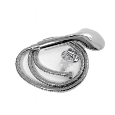 KIT DE DUCHA TELÉFONO CABEZAL FLEXIBLE Y SOPORTE MANGUERA SOPORTE CROMADO ACERO INO X - 3