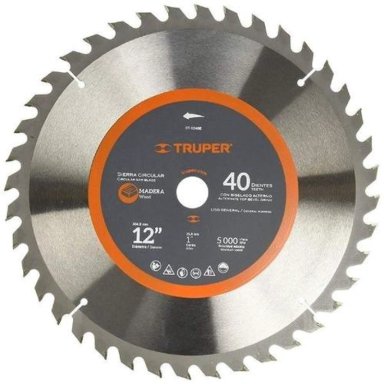 SIERRA CIRCULAR TRUPER P/MADERA 12 X 40 DTS. PROFESIONAL - 1