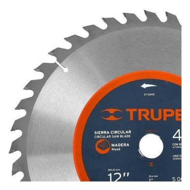 SIERRA CIRCULAR TRUPER P/MADERA 12 X 40 DTS. PROFESIONAL - 2