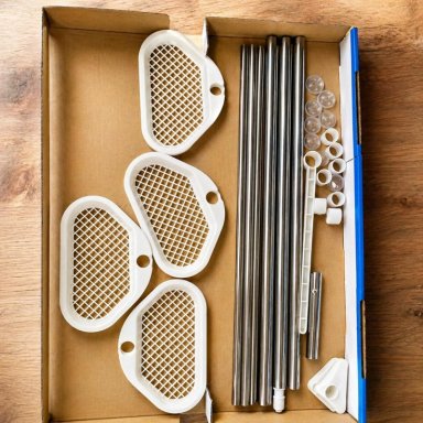 ORGANIZADOR ESQUINERO BAÑO MULTIUSO 4 PISOS REPISAS AJUSTABLE - 5