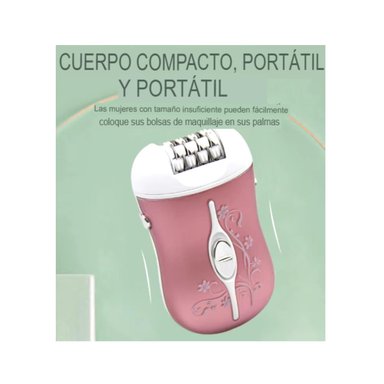 DEPILADORA AFEITADORA Y REMOVEDOR DE CALLOS 3 EN 1 INALÁMBRICO MUJER - 8