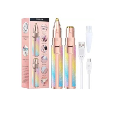 DEPILADORA REMOVEDOR DE VELLO FACIAL CEJA 2 EN 1 RECARGABLE - 4