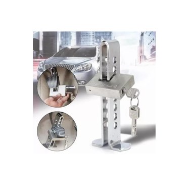 TRABA PEDAL + CANDADO + LLAVES SEGURIDAD AUTO ANTI ROBO - 4