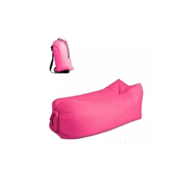 SOFA SILLON INFLABLE TUMBONA COJIN BANANO CAMPING AIRE PLAYA - 1