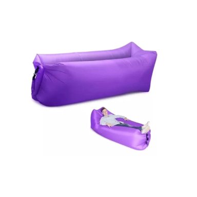 SOFA SILLON INFLABLE TUMBONA COJIN BANANO CAMPING AIRE PLAYA - 4