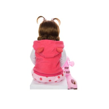 BEBE MUÑECA REALISTA SILICONA REBORN CON ACCESORIOS JUGUETE - MUÑECA JIRAFA - 2