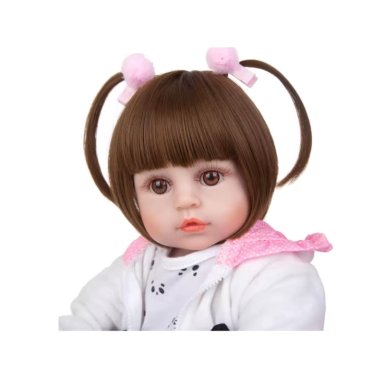 BEBE MUÑECA REALISTA SILICONA REBORN CON ACCESORIOS JUGUETE - MUÑECA JIRAFA - 8