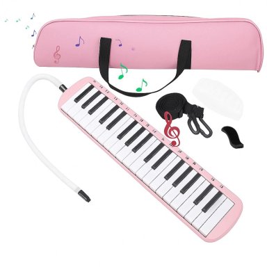 MELODICA PIANO 37 NOTAS CON ESTUCHE Y BOQUILLA - ROSA - 3