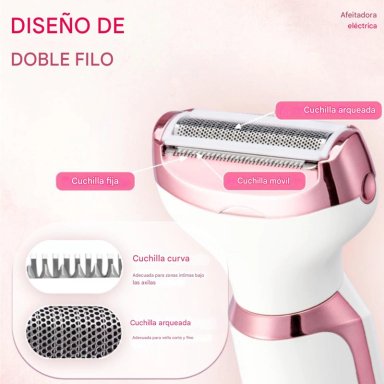 RECORTADORA 4 EN 1 RECARGABLE – BIKINI, NARIZ Y CEJAS - 4
