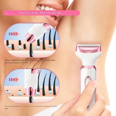 RECORTADORA 4 EN 1 RECARGABLE – BIKINI, NARIZ Y CEJAS - 5