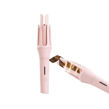 RIZADOR AUTOMATICO GIRATORIO 360° CON CONTROL DE TEMPERATURA - ROSADO - 2