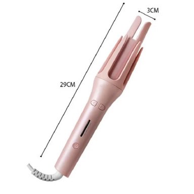 RIZADOR AUTOMATICO GIRATORIO 360° CON CONTROL DE TEMPERATURA - ROSADO - 4