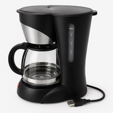 CAFETERA THOMAS CON JARRA DE VIDRIO 750 ML 800W - 3
